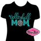 volleyball_mom design shirt glam_vibes_outfit rhinestones sparkle bling 