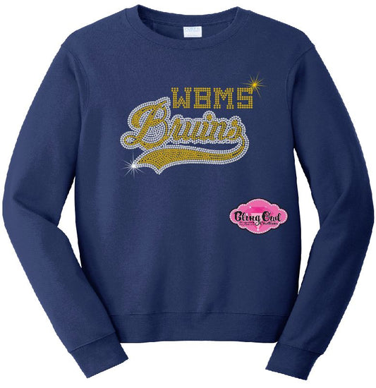 Bruins Swoosh Crewneck Unisex Adult