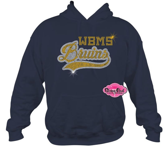 Bruins Swoosh Sweatshirt Hoodie Unisex Adult