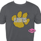 WBMS Paw Outline Unisex Adult Short Sleeve