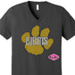 WBMS Paw Outline Vneck Adult Unisex