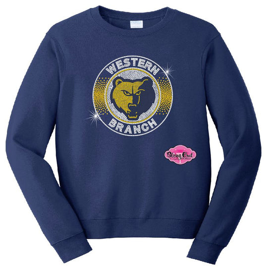 WB Bruins Circle Crewneck Adult Unisex