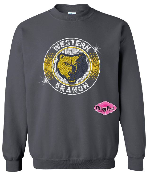 WB Bruins Circle Crewneck Adult Unisex