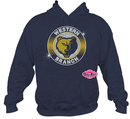 WB Bruins Circle Sweatshirt Hoodie Adult Unisex