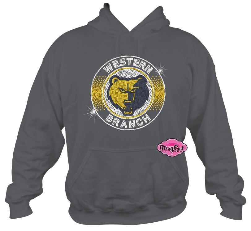 WB Bruins Circle Sweatshirt Hoodie Adult Unisex