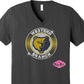WB Bruins Circle Vneck Adult Unisex