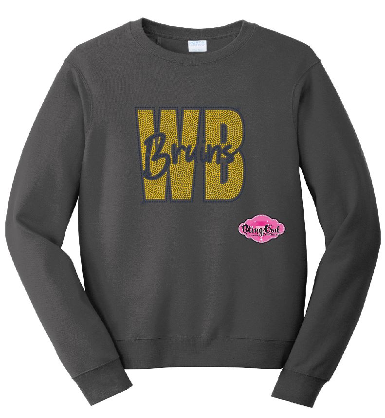 WB Bruins Knockout Crewneck Adult Unisex