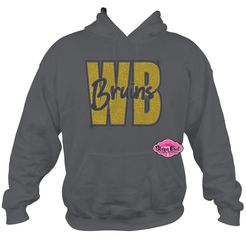 WB Bruins Knockout Sweatshirt Hoodie Adult Unisex