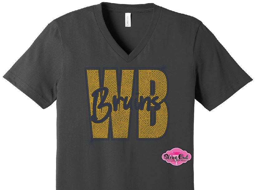WB Bruins Knockout Vneck Adult Unisex