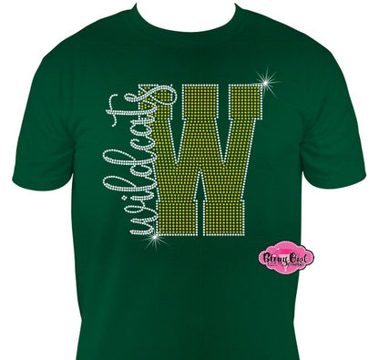 Wildcats W Side Short Sleeve Adult Unisex Tshirt