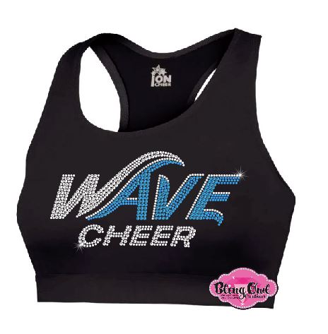 Wave Cheer Youth Sports Bra