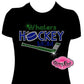 whalers team spirit wear hockey mom tshirt bedazzled hockey sticks puck rhinestones sparkle