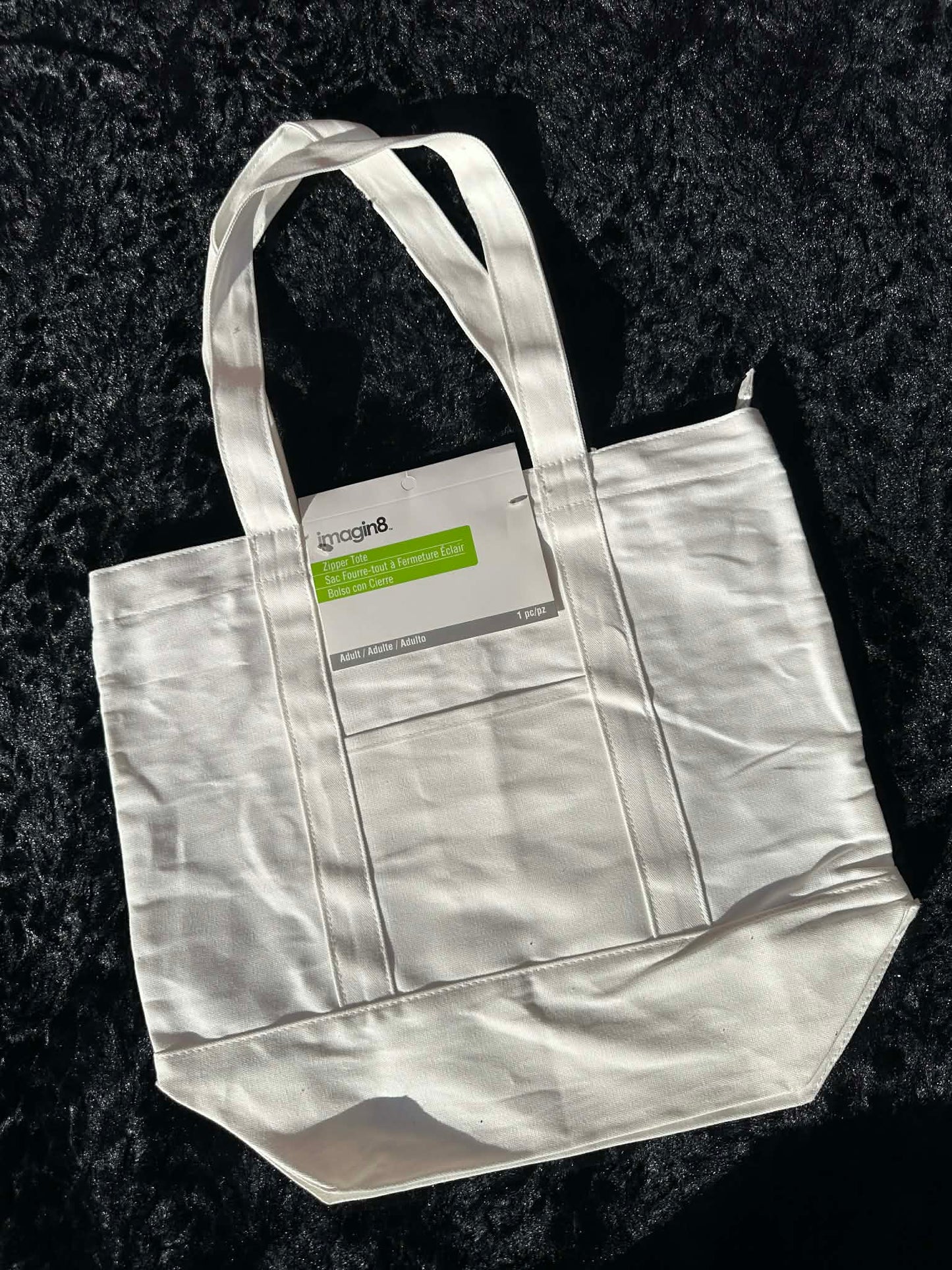 White Canvas Boat Tote