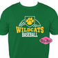 great_bridge baseball wildcats school_spirit_wear vinyl sparkle bling