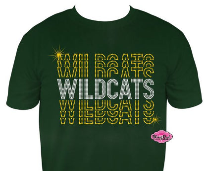GB Wildcats Stack Name Unisex Short Sleeve