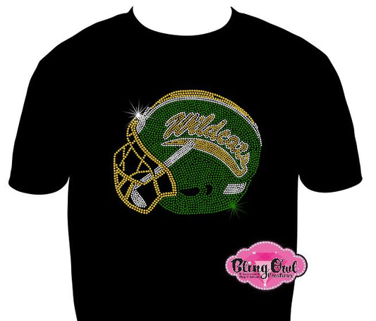 GB Wildcats Helmet Short Sleeve Adult Unisex
