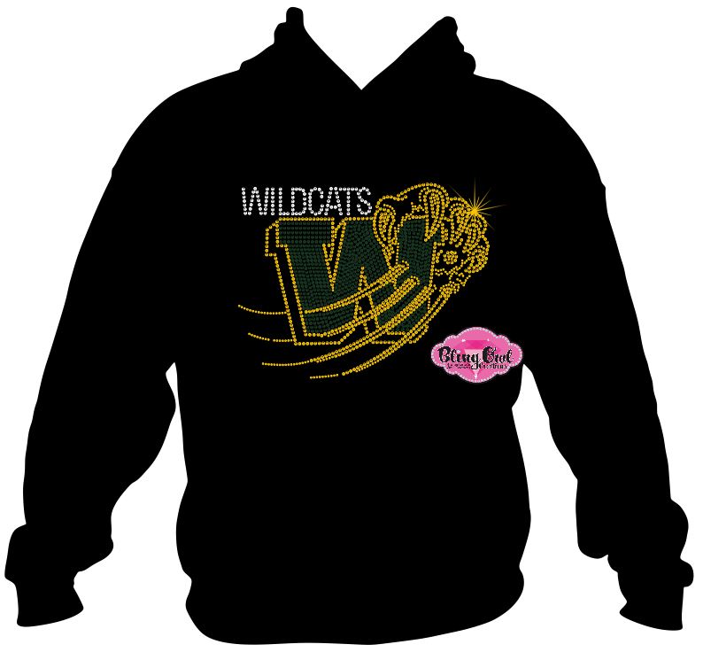GB Wildcats Claw (Rhinestone Design)