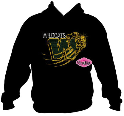 GB Wildcats Scratch Claw Sweatshirt Adult Unisex