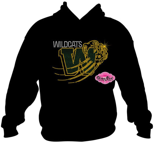 GB Wildcats Scratch Claw Sweatshirt Adult Unisex