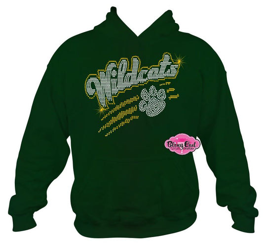 GB Wildcats Scratch Sweatshirt Hoodie Unisex