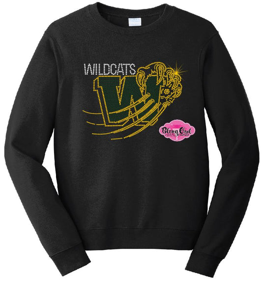 GB Wildcats Scratch Claw Crewneck Adult Unisex
