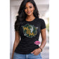 WM William & Mary Griffin Mascot Scoop Neck Womens Fitted