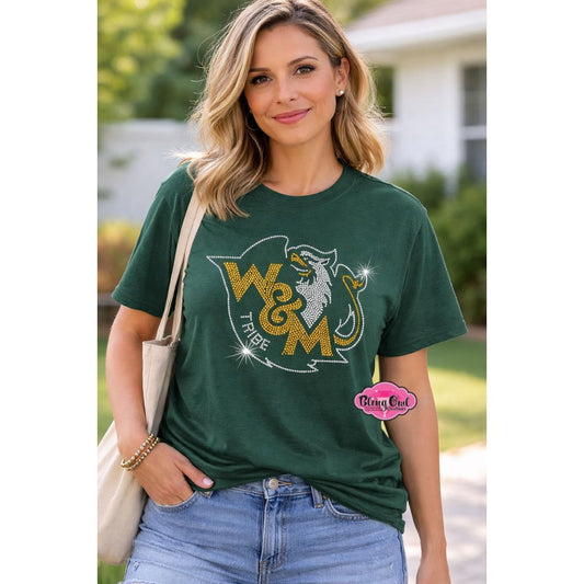 WM William & Mary Griffin Mascot Scoop Neck Unisex Tee
