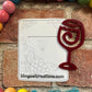 Wine Glass Bookmark, book lovers, reading