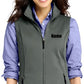 Fusion Dance Team Scatter Adult Graphite Gray Polyester Fleece Vest