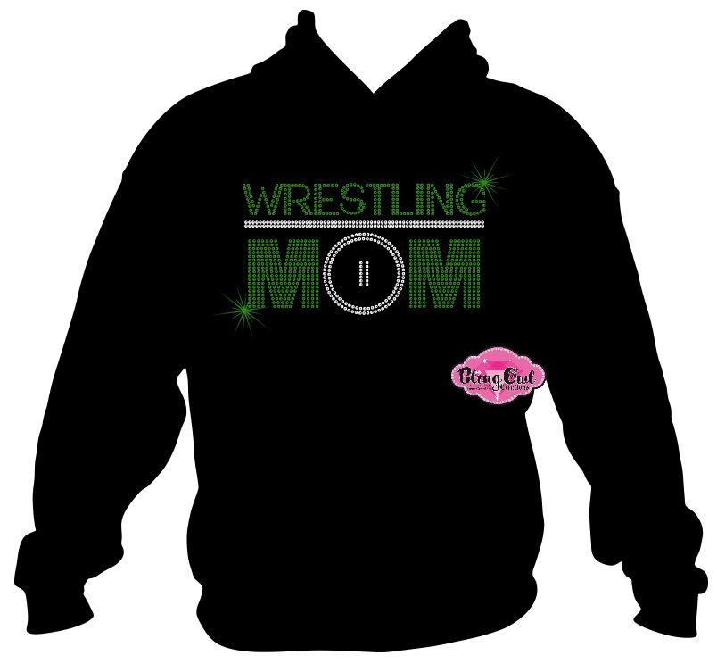 Wrestling Mom Mat Circle Sweatshirt