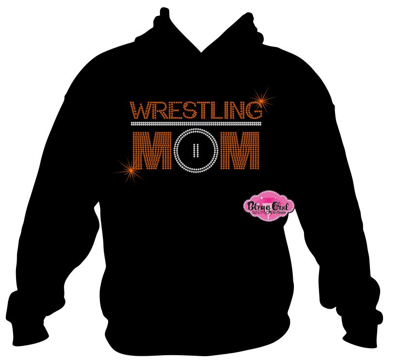 Wrestling Mom Mat Circle Sweatshirt