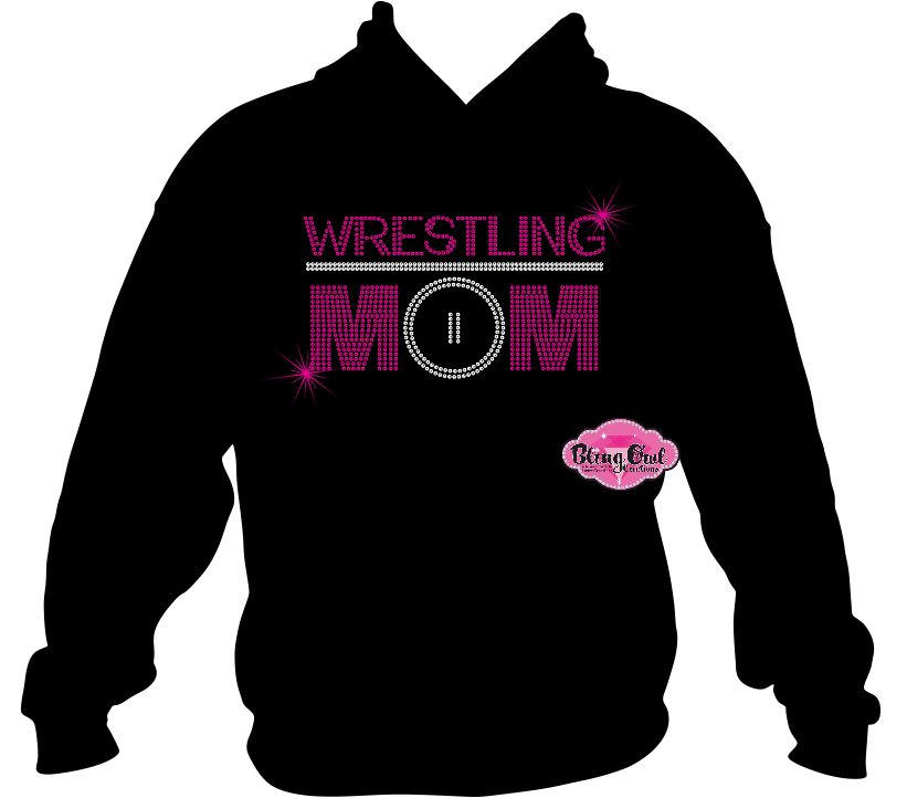 Wrestling Mom Mat Circle Sweatshirt