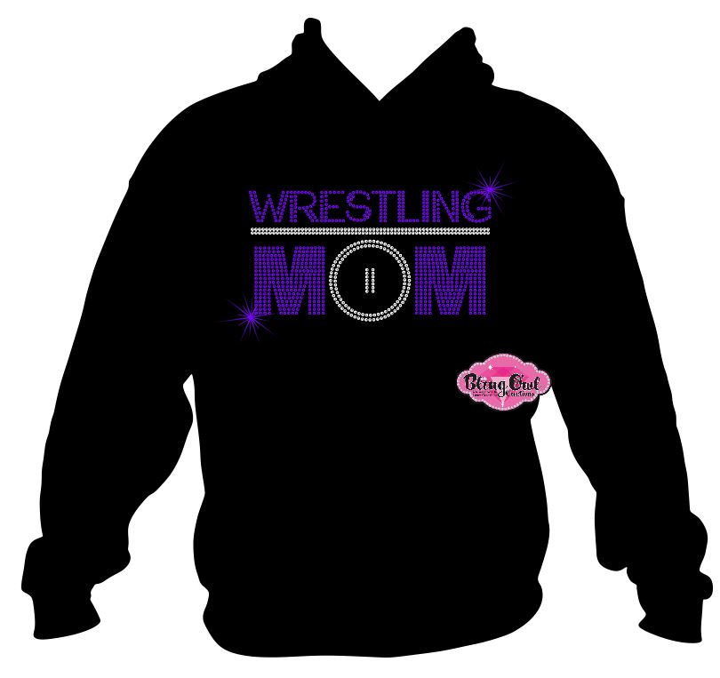 Wrestling Mom Mat Circle Sweatshirt