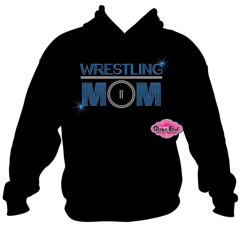 Wrestling Mom Mat Circle Sweatshirt