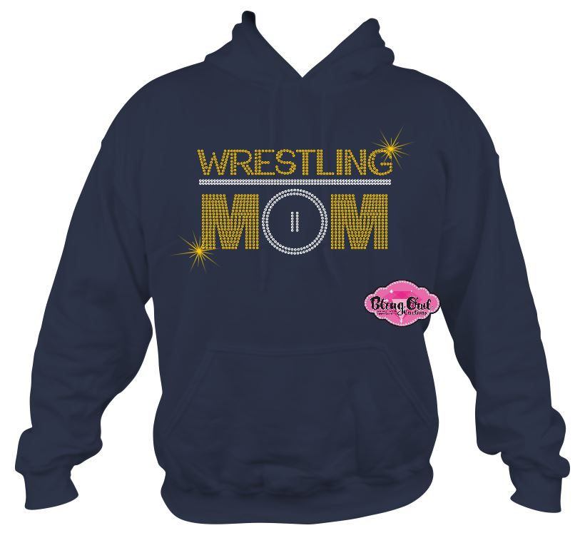 Wrestling Mom Mat Circle Sweatshirt