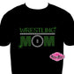 Wrestling Mom Mat Circle Unisex Tshirt