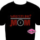 Wrestling Mom Mat Circle Unisex Tshirt