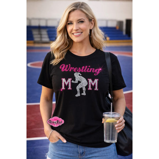 Wrestling Girl Mom 2 Unisex Tshirt