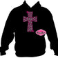 zebra cross faith fitted shirt christian clothing sweatshirt faith based rhinestones sparkle bling