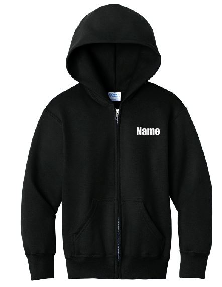 Fusion Dance Team Scatter Youth Zip-up Sweatshirt