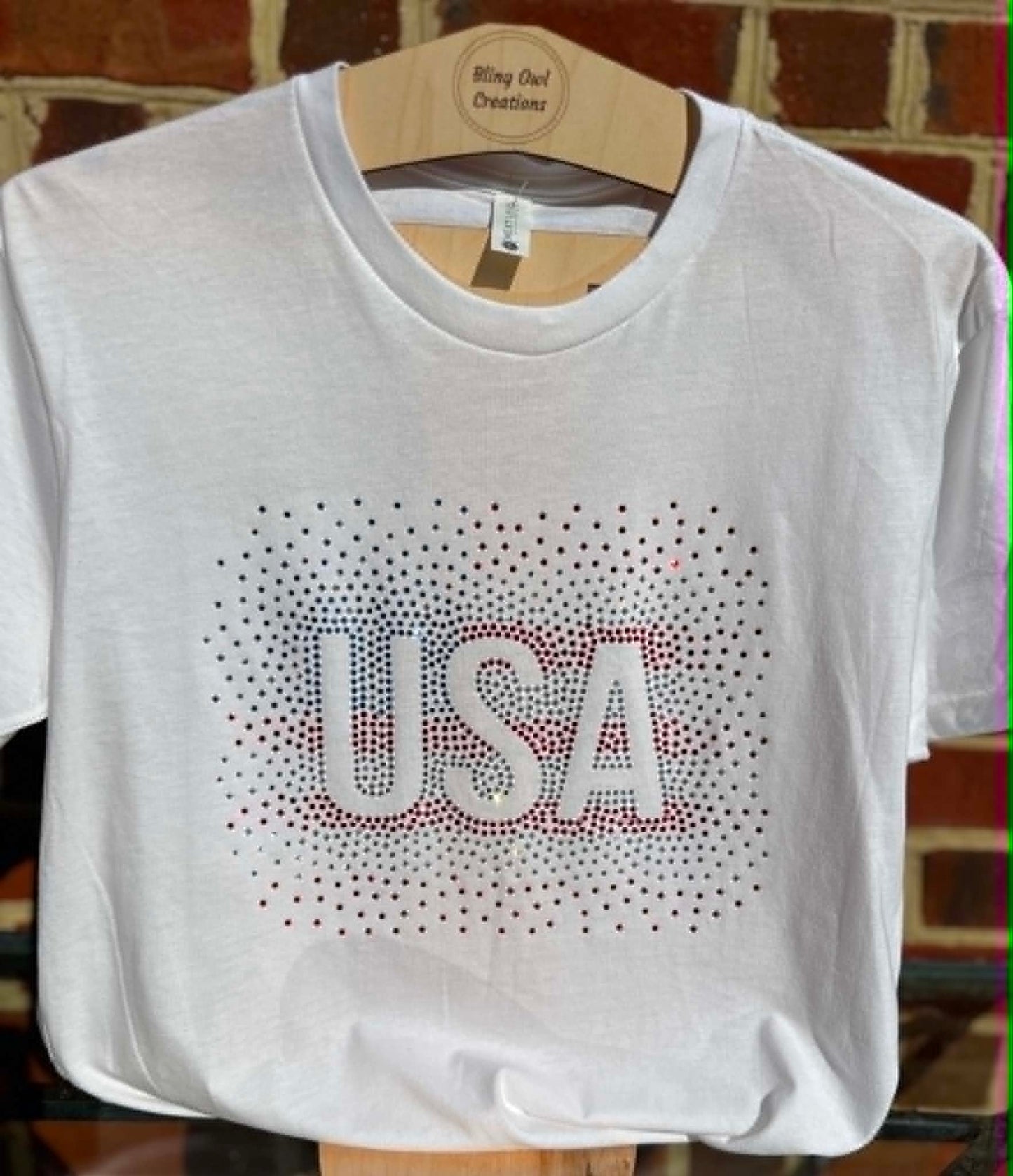 USA Scatter Flag Unisex Tshirt
