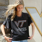 VT Bling Jersey – Black Handmade Rhinestone VT Game Day