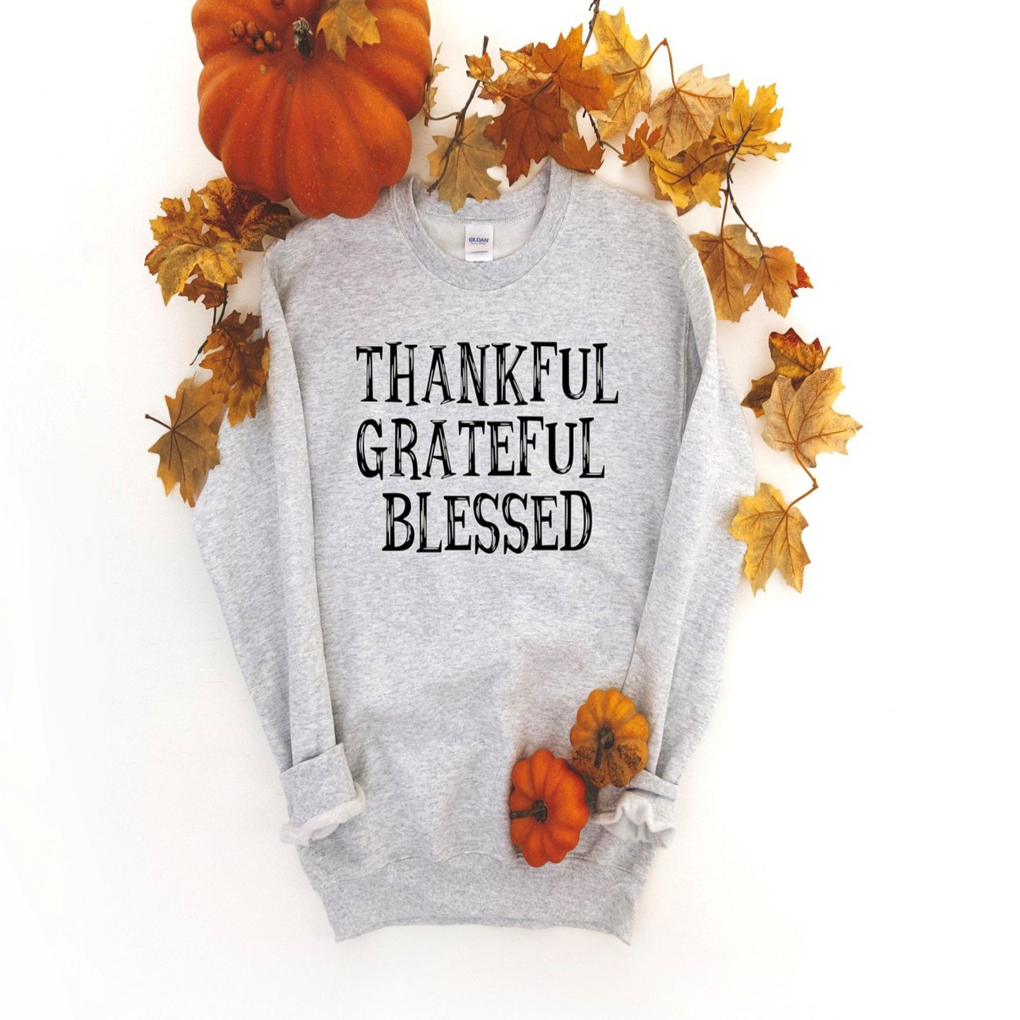 thankful_grateful_blessed specialty tee casual shirt everyday wear