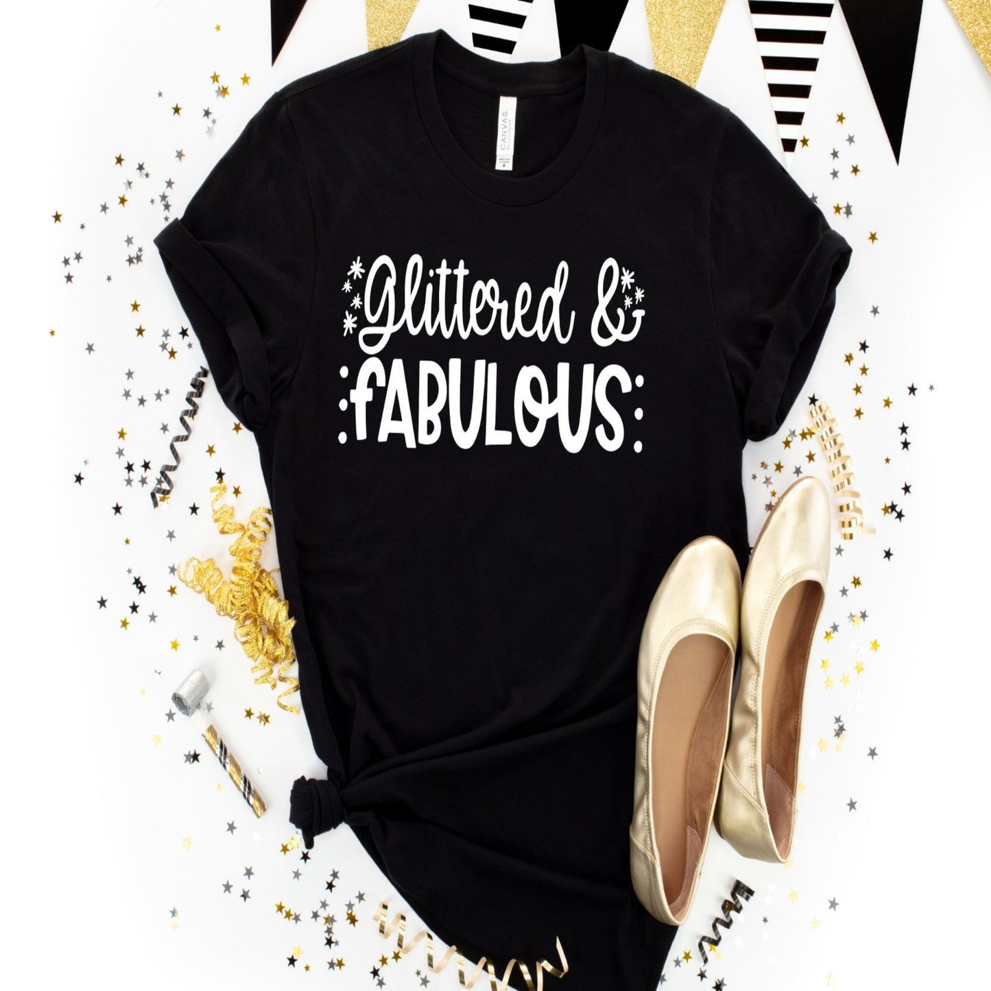 glittered_&_fabulous specialty tee comfortable tshirt everyday shirt