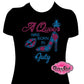 queen_was_born_july birthday_month crown_lips_stilleto design rhinestones sparkle bling transfer