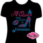 queen_was_born_november birthday_month crown_lips_stilleto design rhinestones sparkle bling transfer