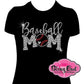 baseball_mom_ball_heart sports shirts game day tshirt rhinestones sparkle bling