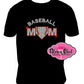baseball_mom_home sports shirts game day tshirt rhinestones sparkle bling