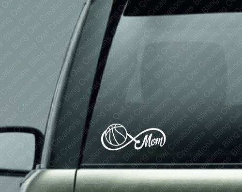 basketball_mom infinity vinyl decal