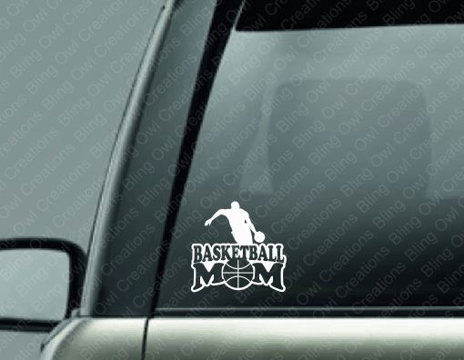 basketball_mom with player vinyl decal